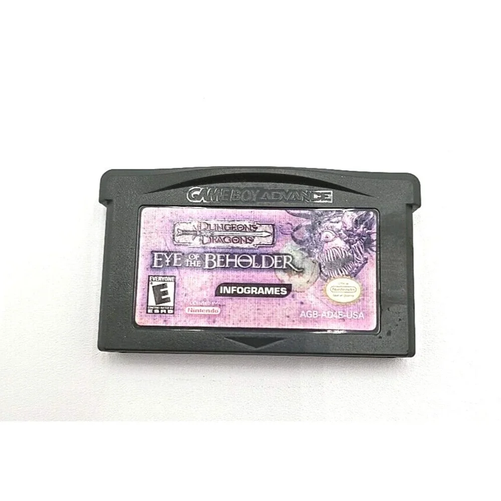 Dungeons & Dragons Eye of the Beholder GBA Nintendo Game Boy Advance 2002